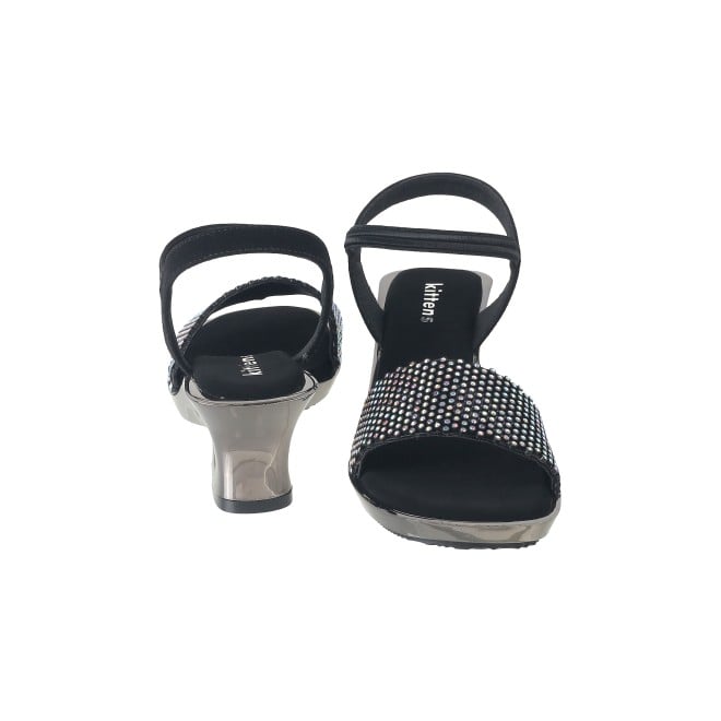 Kittens Girls Black Formal Sandals (SKU: 78-57106-11-30)