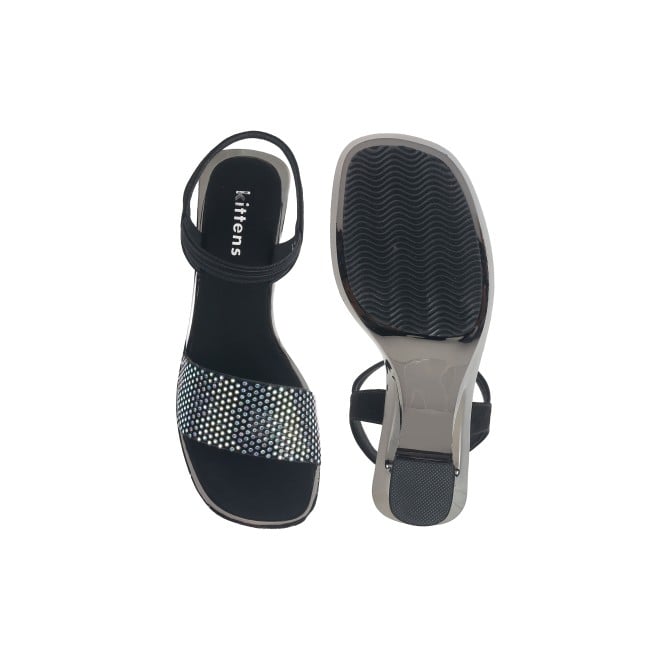 Kittens Girls Black Formal Sandals (SKU: 78-57106-11-30)