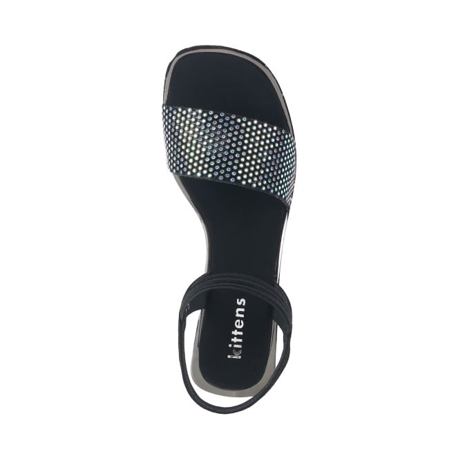 Kittens Girls Black Formal Sandals (SKU: 78-57106-11-30)