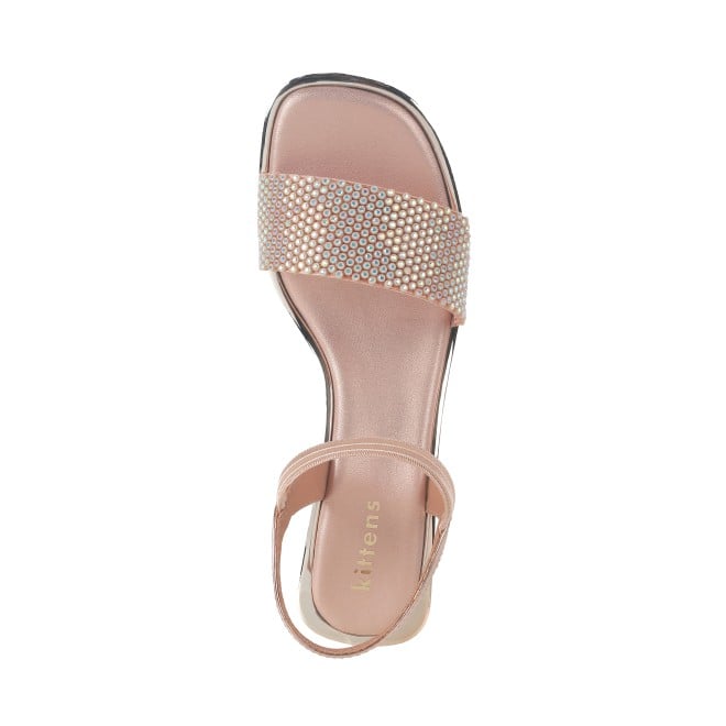 Kittens Girls Rose-gold Formal Sandals (SKU: 78-57106-52-30)