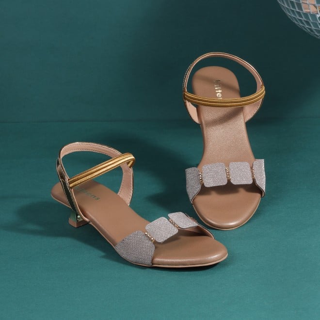 Kittens Girls Antic-gold Formal Sandals (SKU: 78-57112-28-33)