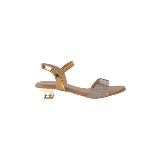 Kittens Girls Antic-gold Formal Sandals (SKU: 78-57112-28-33)
