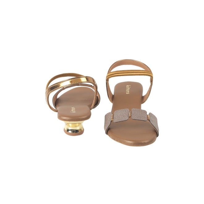 Kittens Girls Antic-gold Formal Sandals (SKU: 78-57112-28-33)