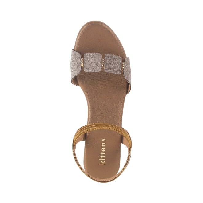 Kittens Girls Antic-gold Formal Sandals (SKU: 78-57112-28-33)