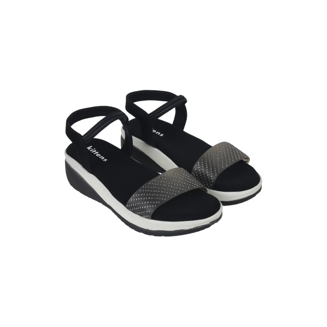 Kittens Girls Black Casual Sandals (SKU: 78-5721-11-31)