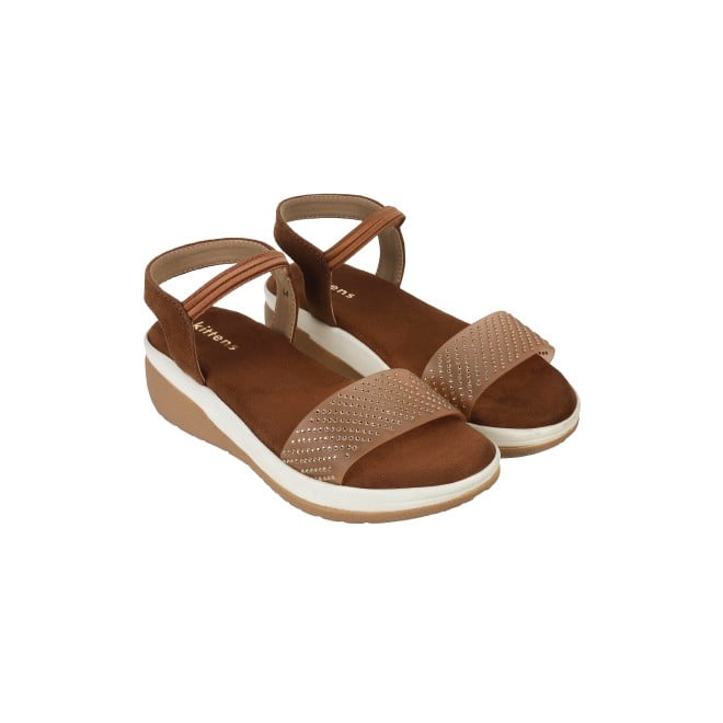 Kittens Girls Tan Casual Sandals (SKU: 78-5721-23-30)
