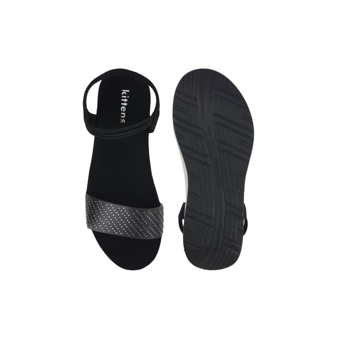 Kittens Girls Black Casual Sandals (SKU: 78-5721-11-31)