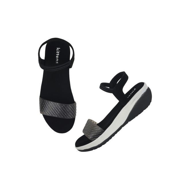 Kittens Girls Black Casual Sandals (SKU: 78-5721-11-31)