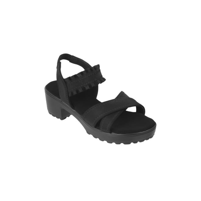 Kittens Girls Black Casual Sandals