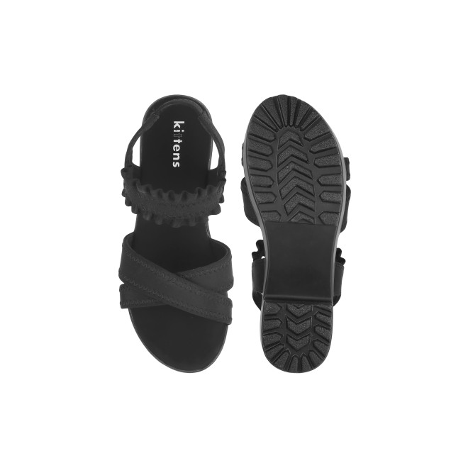 Kittens Girls Black Casual Sandals (SKU: 78-5733-11-31)