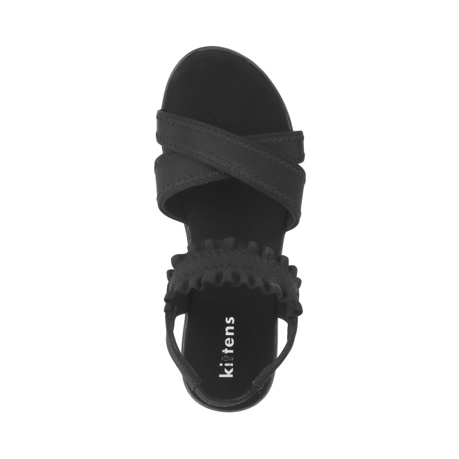 Kittens Girls Black Casual Sandals (SKU: 78-5733-11-31)