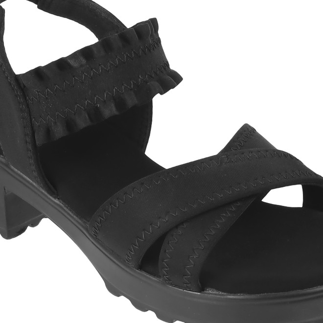 Kittens Girls Black Casual Sandals (SKU: 78-5733-11-31)