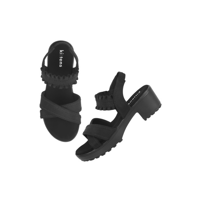 Kittens Girls Black Casual Sandals (SKU: 78-5733-11-31)