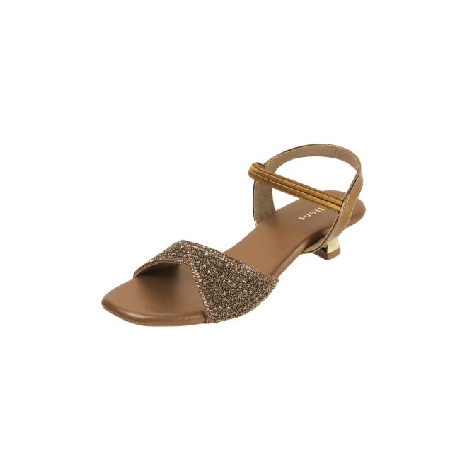 Kittens Girls Antic-gold Formal Sandals (SKU: 78-5739-28-34)