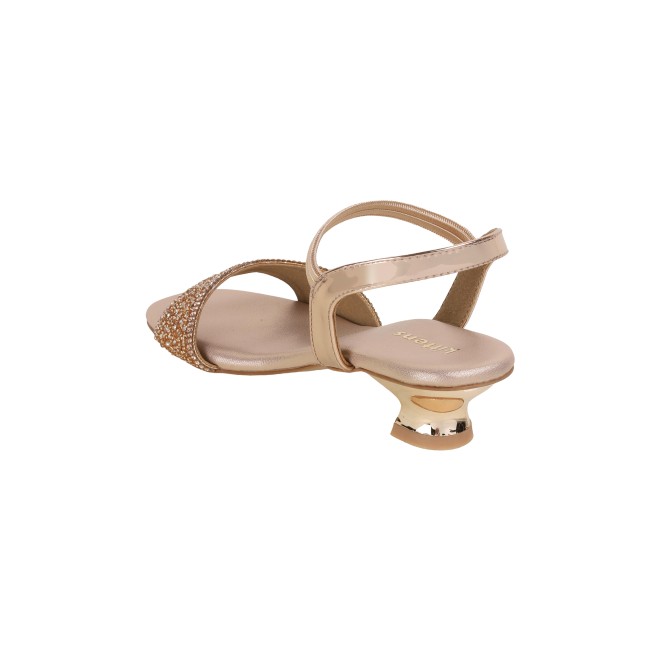 Kittens Girls Rose-gold Formal Sandals (SKU: 78-5739-52-34)