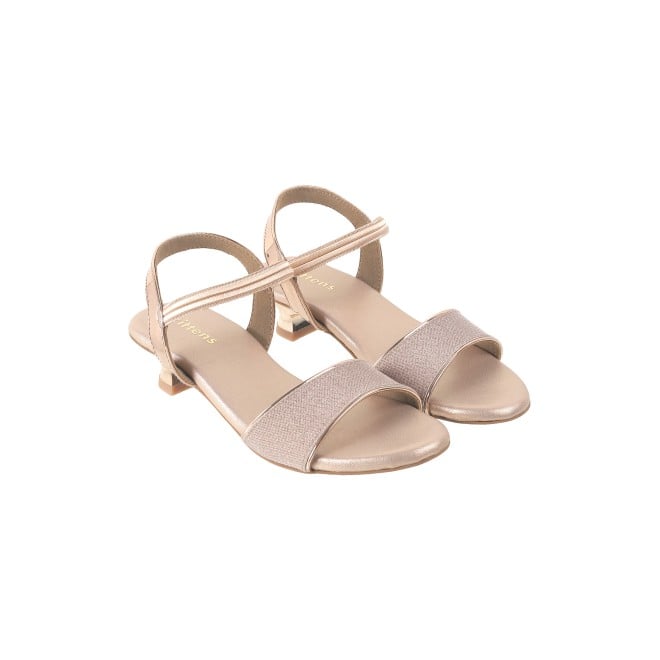 Kittens Girls Rose-gold Formal Sandals (SKU: 78-5740-52-31)