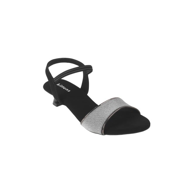 Kittens Girls Black Formal Sandals