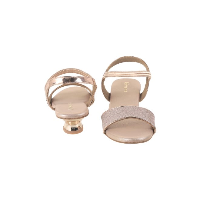 Kittens Girls Rose-gold Formal Sandals (SKU: 78-5740-52-31)