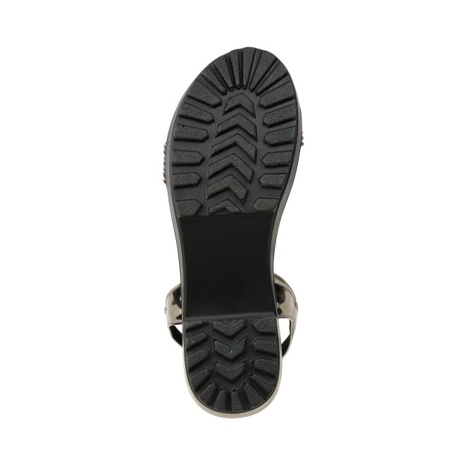 Kittens Girls Gun-metal Casual Sandals (SKU: 78-5741-29-30)