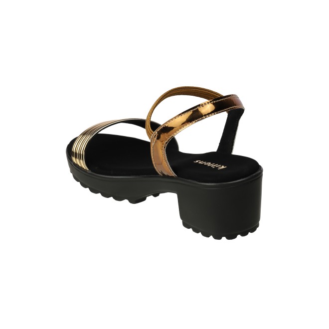 Kittens Girls Antic-gold Casual Sandals (SKU: 78-5741-28-30)