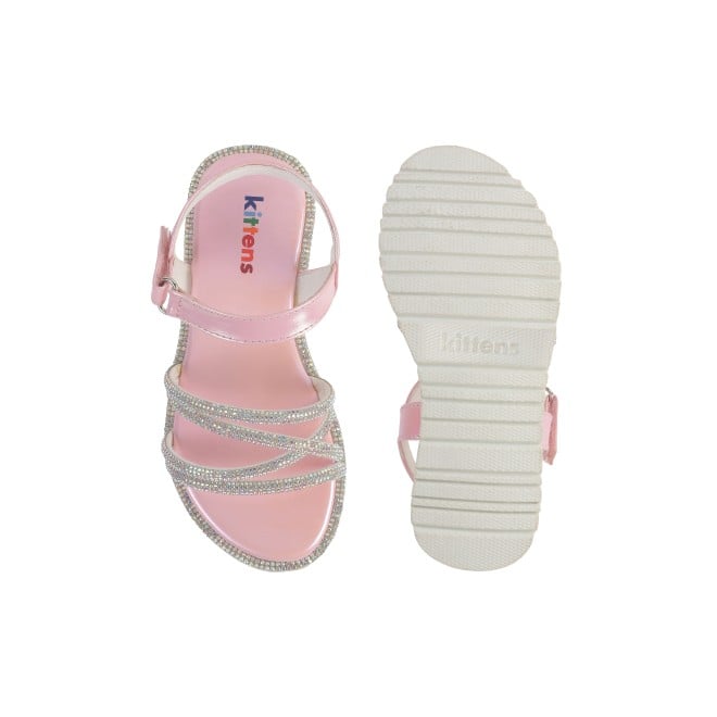 Kittens Girls Pink Casual Sandals (SKU: 78-5788-24-25)