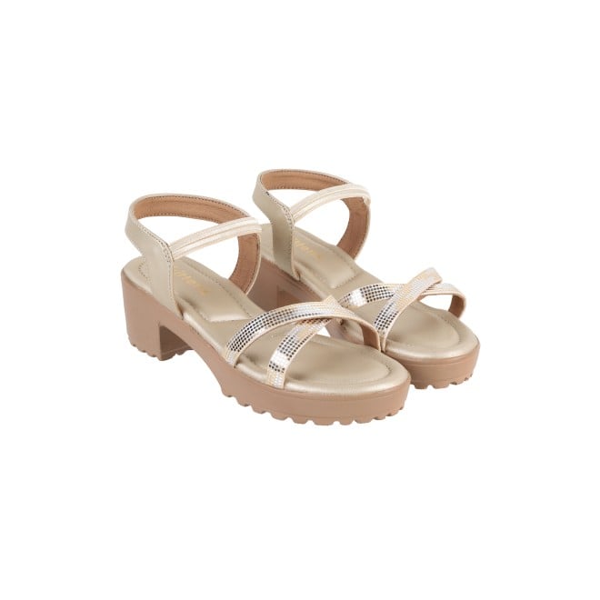 Kittens Girls Gold Casual Sandals (SKU: 78-69-15-31)