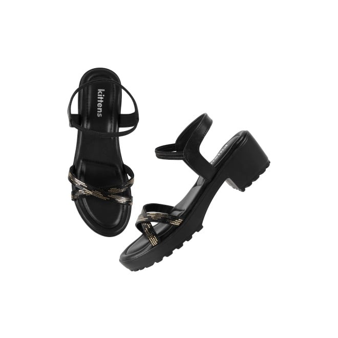 Kittens Girls Black Casual Sandals (SKU: 78-69-11-31)