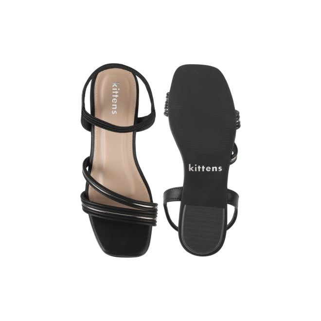 Kittens Girls Black Casual Sandals (SKU: 78-70-11-31)