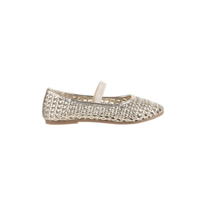 Kittens Girls Gold Casual Ballerinas (SKU: 78-71-15-30)