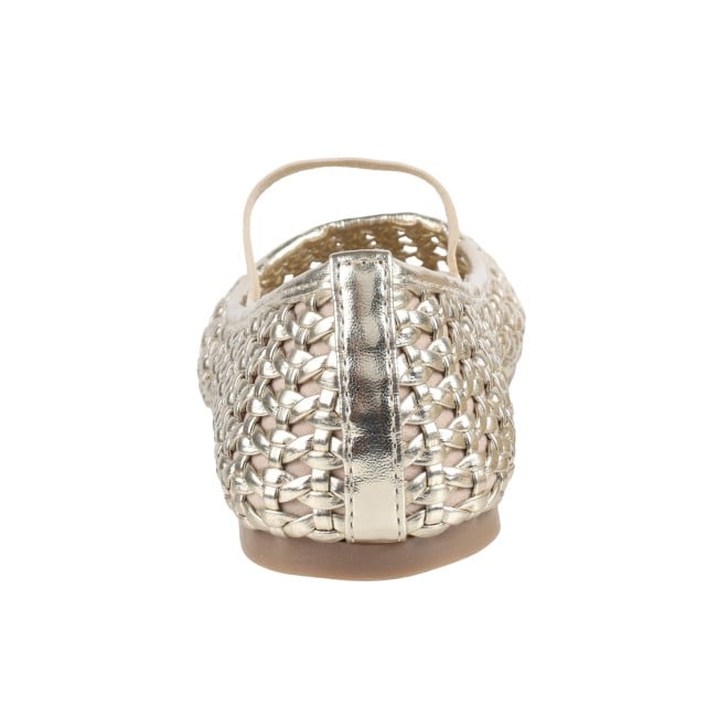 Kittens Girls Gold Casual Ballerinas (SKU: 78-71-15-30)