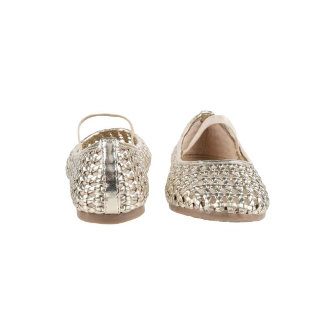 Kittens Girls Gold Casual Ballerinas (SKU: 78-71-15-30)