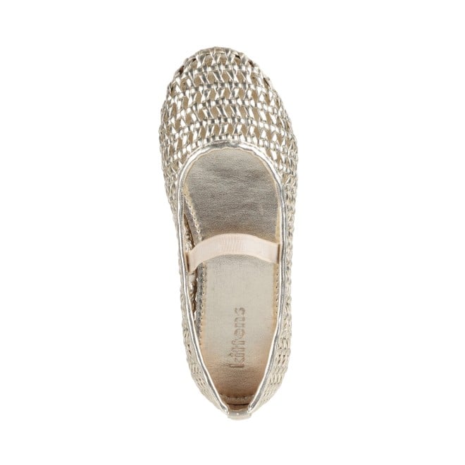 Kittens Girls Gold Casual Ballerinas (SKU: 78-71-15-30)
