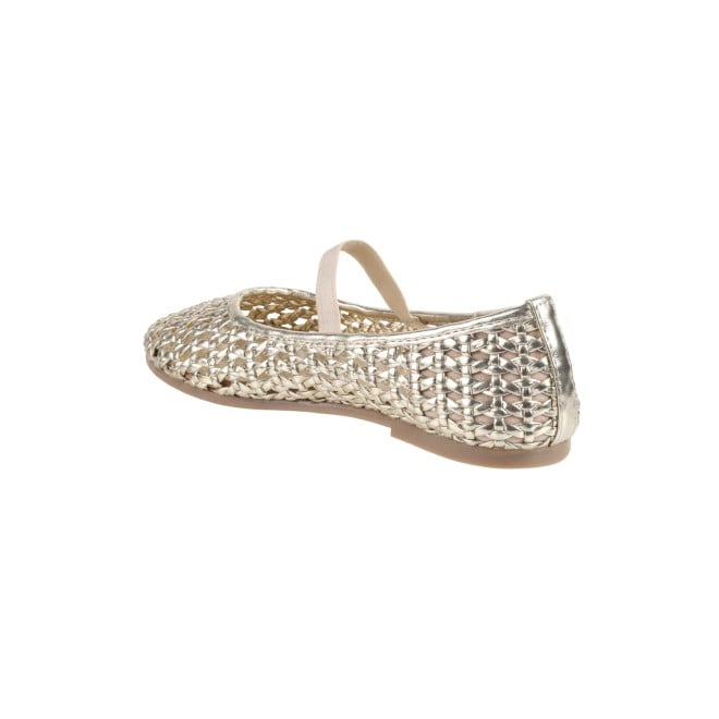 Kittens Girls Gold Casual Ballerinas (SKU: 78-71-15-30)