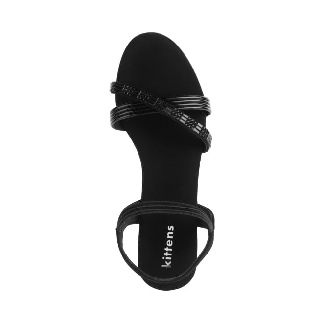 Kittens Girls Black Casual Sandals (SKU: 78-75-11-32)