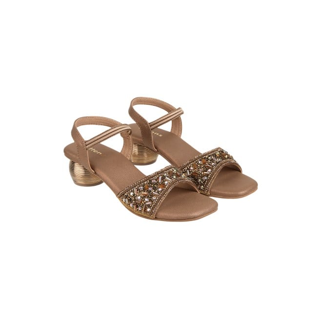 Kittens Girls Antic-gold Casual Sandals (SKU: 78-76-28-31)