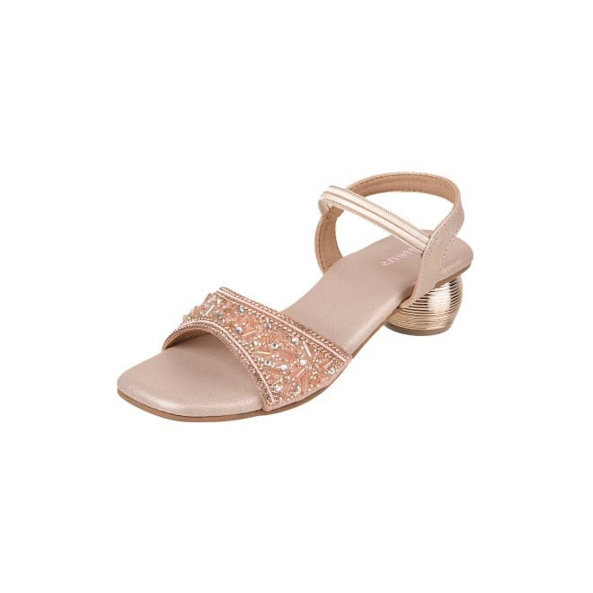 Kittens Girls Rose-gold Casual Sandals (SKU: 78-76-52-31)