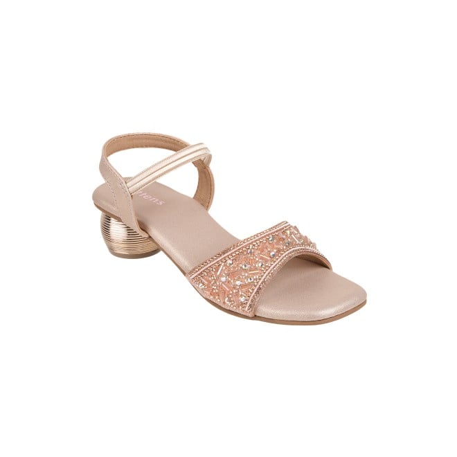 Kittens Girls Rose-gold Casual Sandals