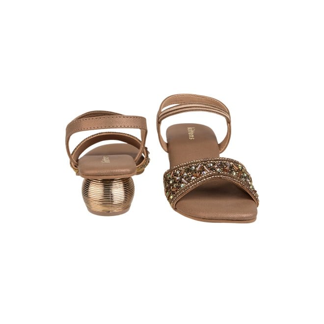 Kittens Girls Antic-gold Casual Sandals (SKU: 78-76-28-31)
