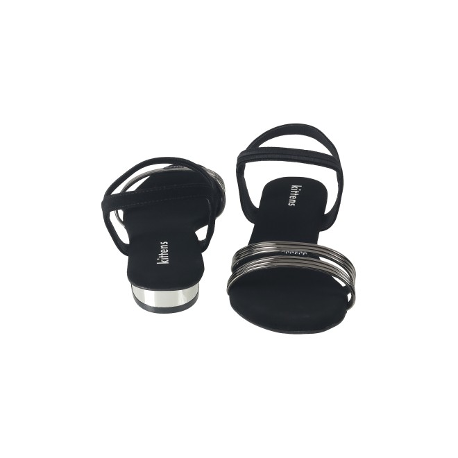 Kittens Girls Black Casual Sandals (SKU: 78-8-11-30)