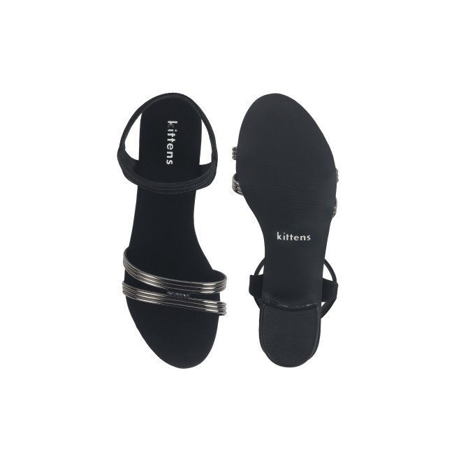 Kittens Girls Black Casual Sandals (SKU: 78-8-11-30)