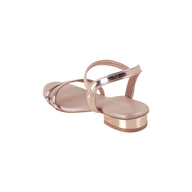 Kittens Girls Rose-gold Casual Sandals (SKU: 78-8-52-30)