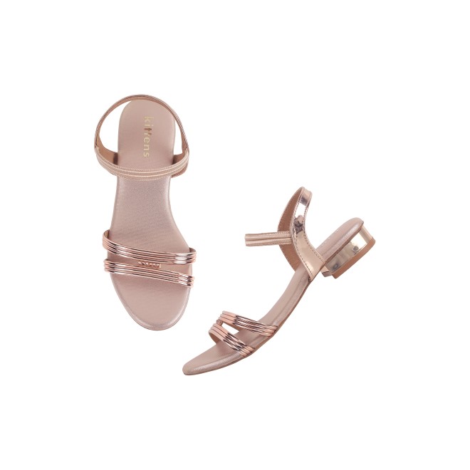 Kittens Girls Rose-gold Casual Sandals (SKU: 78-8-52-30)