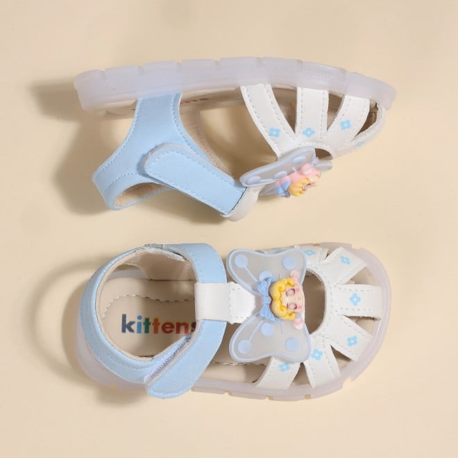 Kittens Girls Light-blue Casual Sandals (SKU: 78-9-32-19)