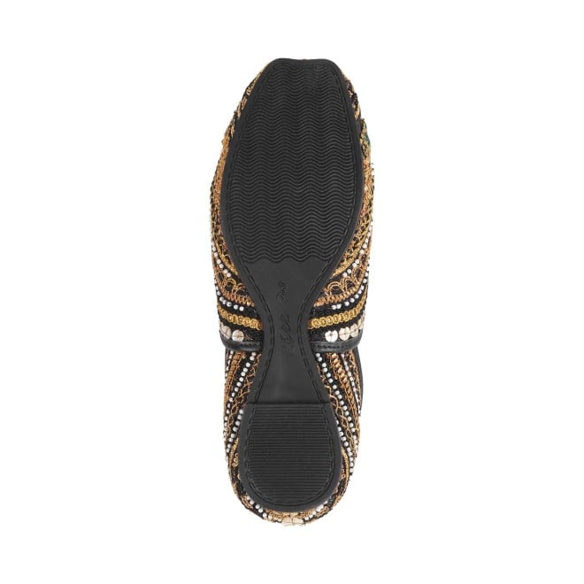 Cheemo Women Black Ethnic Mojaris (SKU: 92-133-11-36)