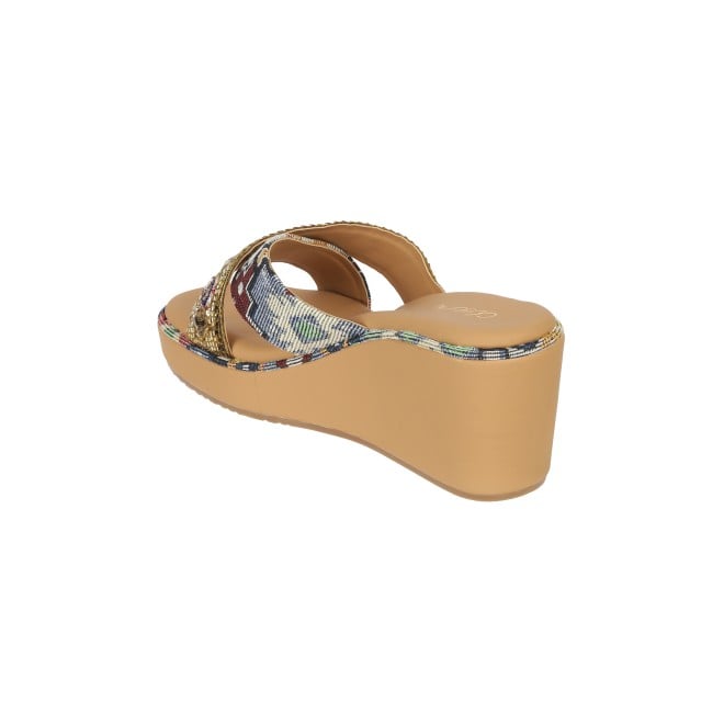 Cheemo Women Antic-gold Casual Slip Ons (SKU: 92-160-28-37)