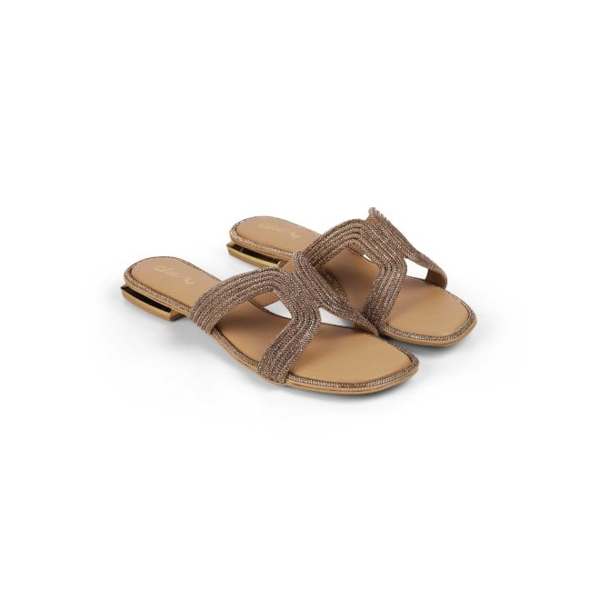 Cheemo Women Antic-gold Casual Slip Ons (SKU: 92-164-28-36)