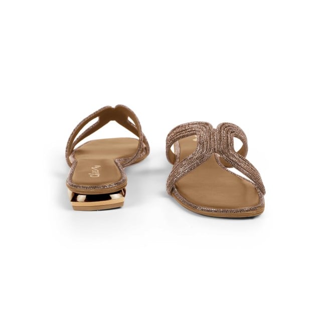 Cheemo Women Antic-gold Casual Slip Ons (SKU: 92-164-28-36)