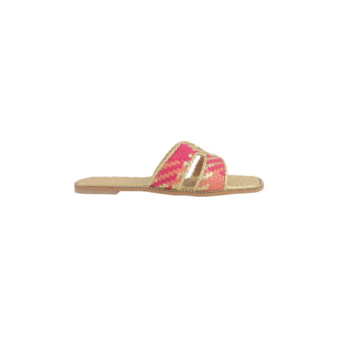 Cheemo Women Gold Ethnic Slip Ons (SKU: 92-173-15-39)