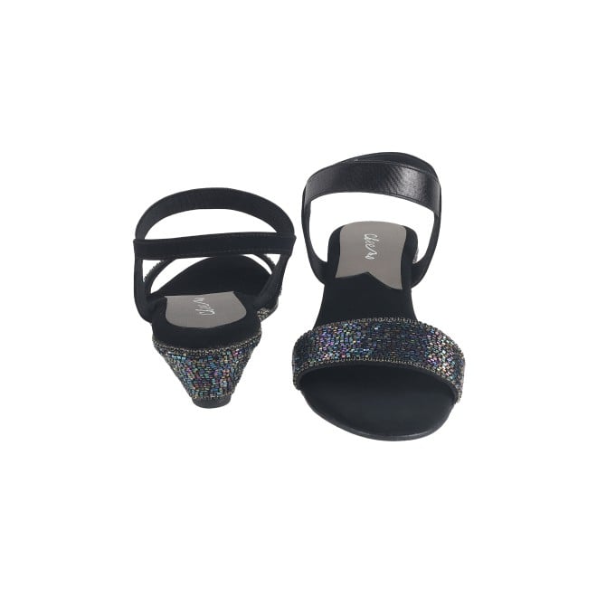 Cheemo Women Black Casual Sandals (SKU: 92-177-11-37)