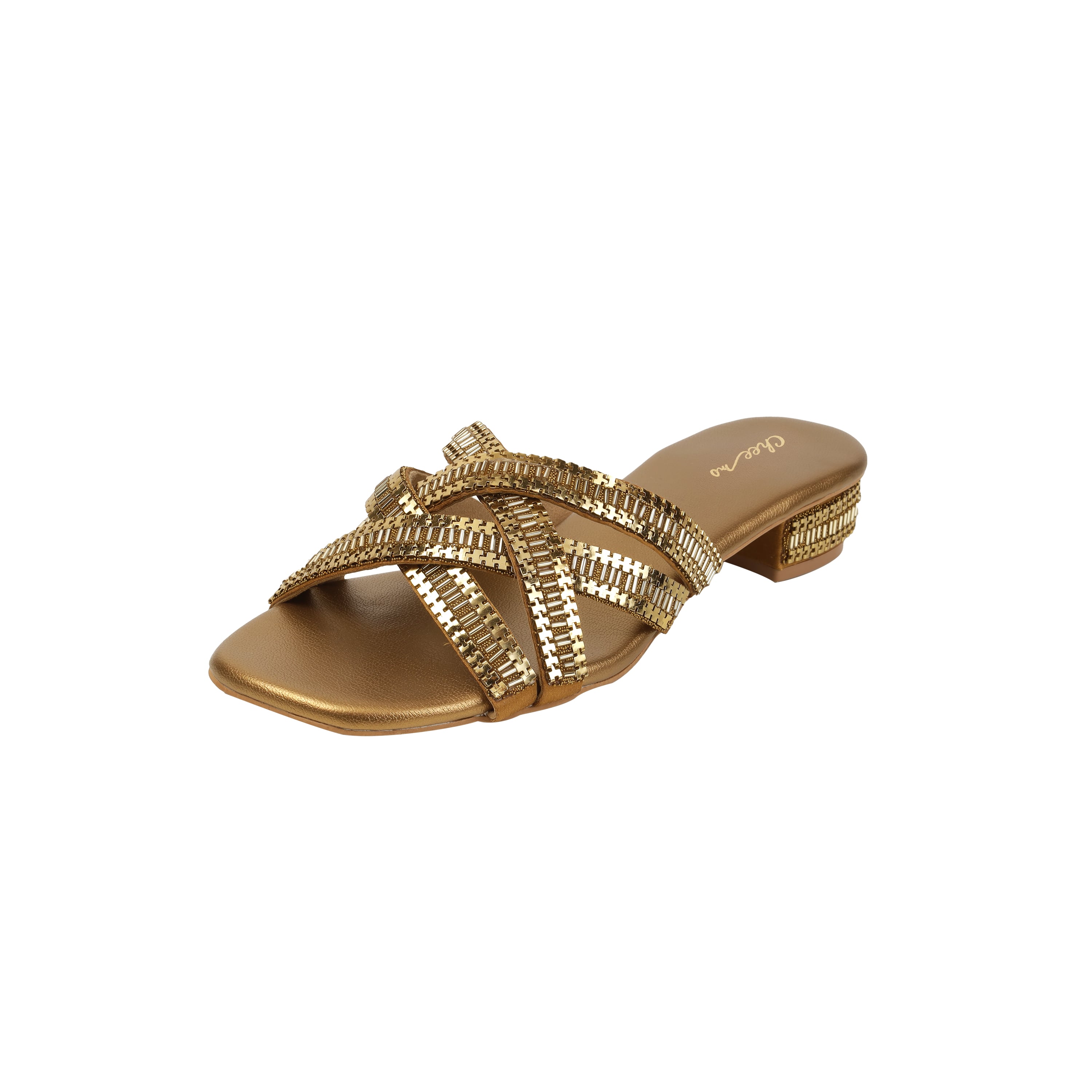Cheemo Women Antic-gold Casual Slip Ons (SKU: 92-198-28-38)